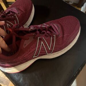 New Balance Women's Burgundy Running Shoes